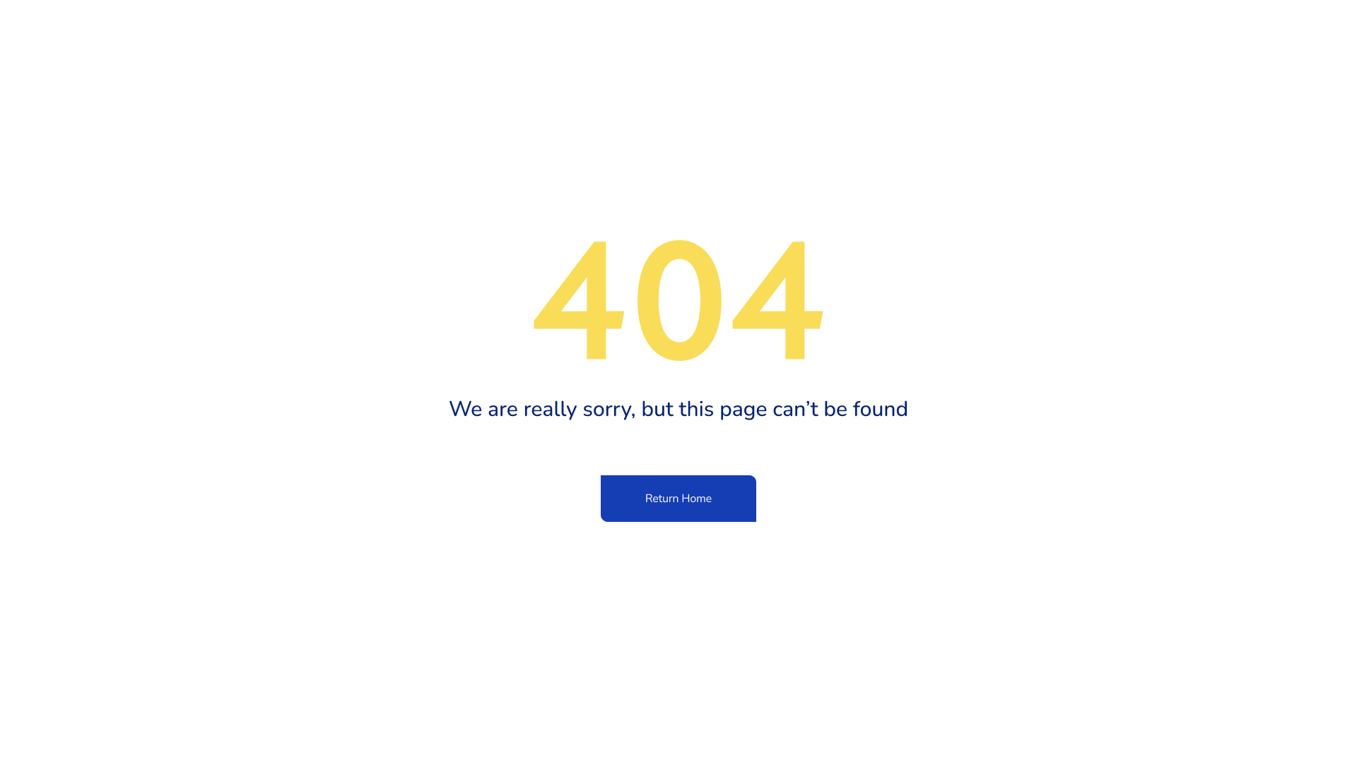 404 Page