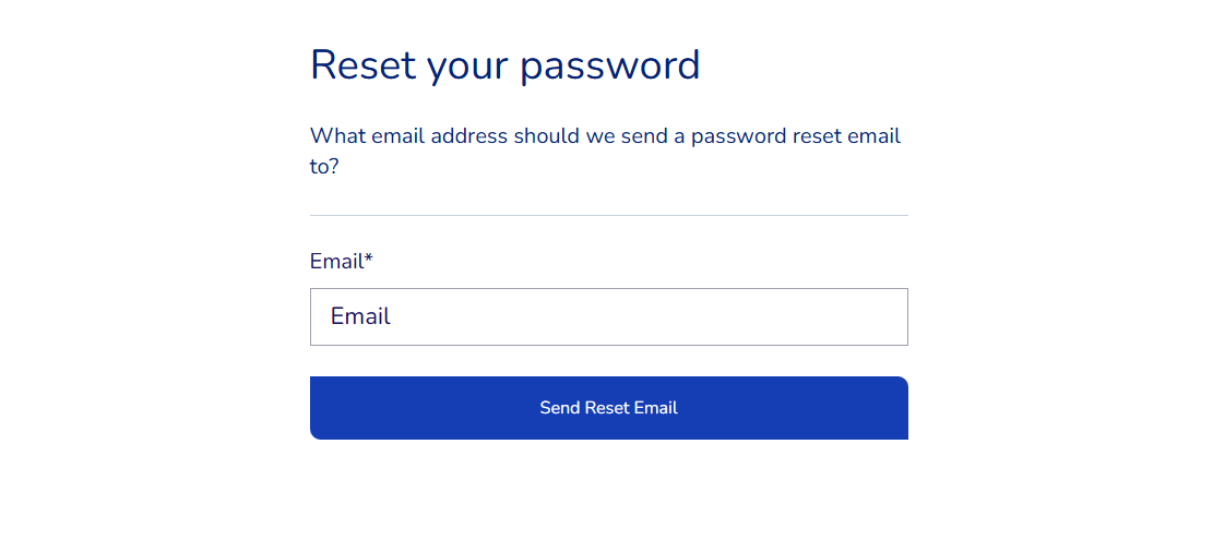 Reset Password Request