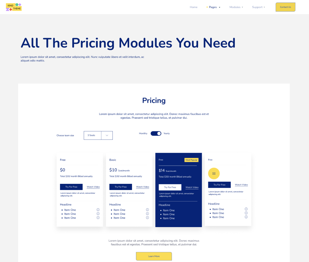 Pricing-Page