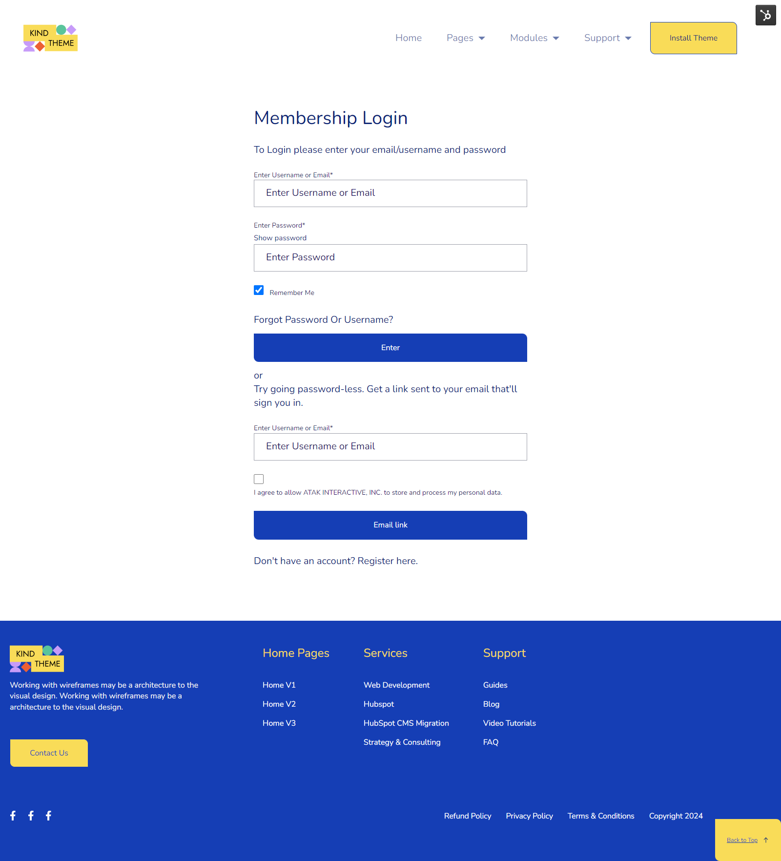 Membership Login