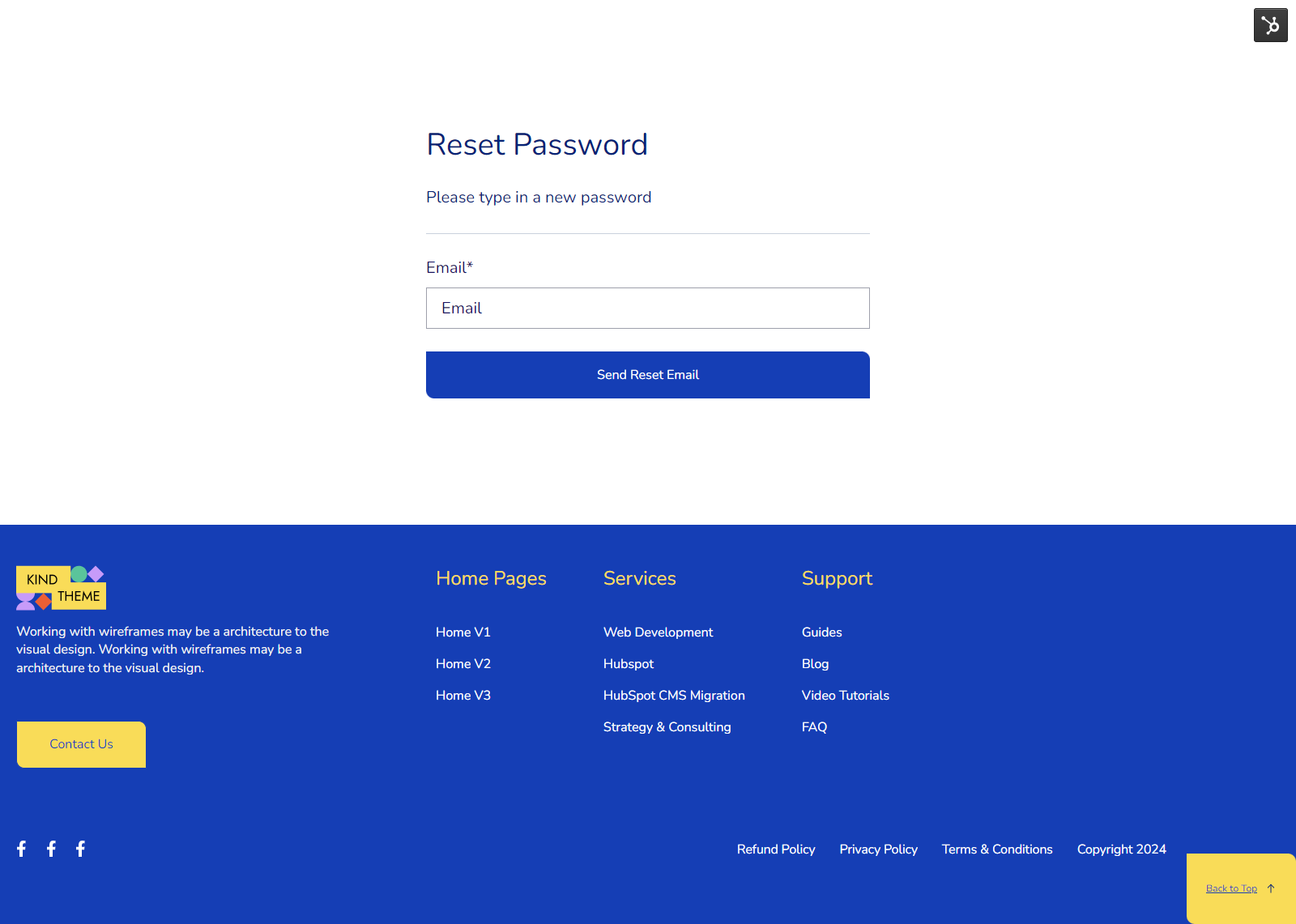 Reset Password Request